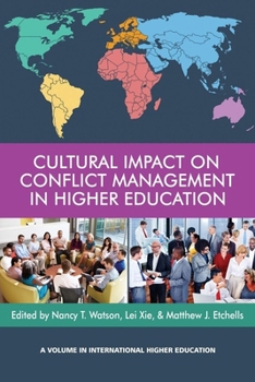 Paperback Cultural Impact on Conflict Management in Higher Education Book