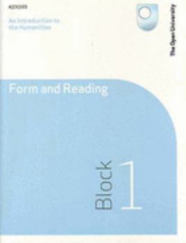 Paperback An Introduction to the Humanities: Form and Reading: Block 1 Book