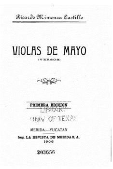 Paperback Violas de mayo, Versos [Spanish] Book