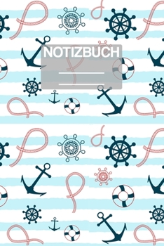 Paperback Notizbuch A5 Muster Boote Boot Meer See Anker Ruder: - 111 Seiten - EXTRA Kalender 2020 - Einzigartig - Kariert - Karo - Raster - Geschenk - Geschenki [German] Book