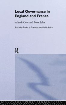 Hardcover Local Governance in England and France Book