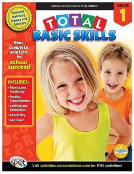 Paperback Total Basic Skills, Grade 1 Book