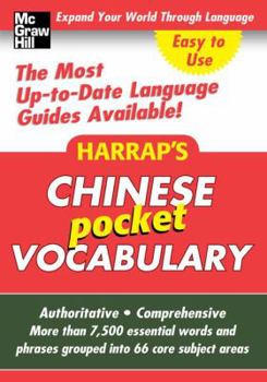 Paperback Harrap's Chinese Pocket Vocabulary Book