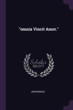 Paperback "omnia Vincit Amor." Book