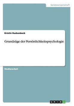 Paperback Grundzüge der Persönlichkeitspsychologie [German] Book