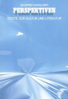 Paperback Perspektiven: Texte Zur Kultur Und Literatur Book