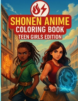 Paperback Shonen Anime Coloring Book: Teen Girls Edition Book
