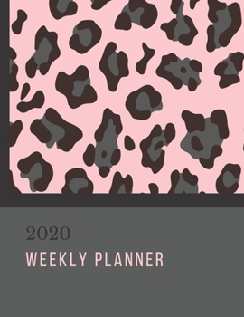 Weekly Planner: Weekly planner for one year I 8.5 x11 Inches I Leopart Cover Design
