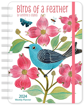 Calendar Geninne Zlatkis 2024 Weekly Planner: Birds of a Feather Book