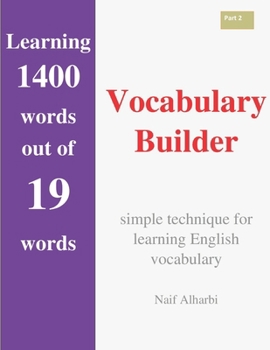 Paperback Vocabulary Builder: Learning 1400 words out of 19 words Book