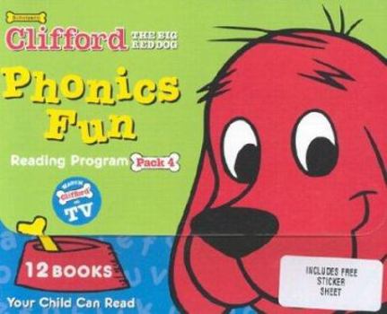 Paperback Clifford's Phonics Fun Box Set #4 Book