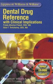 Paperback LWW's Dental Drug Reference: With Clinical Implications [With CDROM] Book