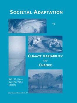 Hardcover Societal Adaptation to Climate Variability and Change Book