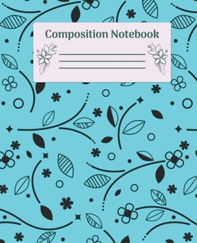 Paperback Composition Notebook: Wide Ruled Notebooks Paper - Composition Notebook (Diary, Journal) 7.5x9.25in 110 Pages Wide Ruled Notebooks Paper Book