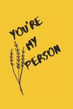Paperback You're My Person: Notebook / Journal Book