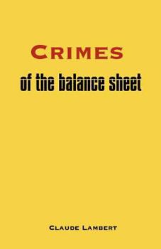Paperback Crimes of the Balance Sheet Book