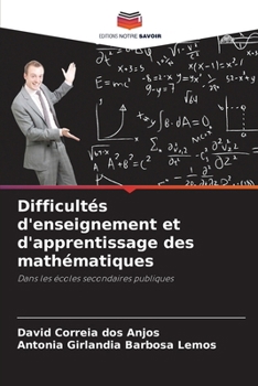 Paperback Difficultés d'enseignement et d'apprentissage des mathématiques [French] Book
