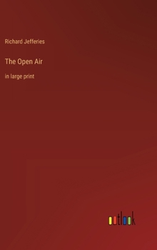 Hardcover The Open Air: in large print Book