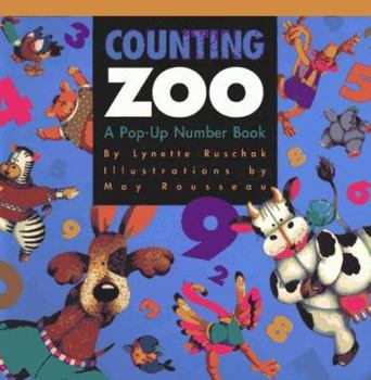 Hardcover Counting Zoo: A Pop-Up Number Book