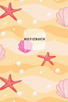 Notizbuch: Punktraster A5 Meeresstern Rot Heft für Notizen Lettering Skizzen | Dot Grid Journal | Gepunktetes Tagebuch 120 Seiten mit Punktpapier (German Edition)