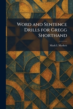Paperback Word and Sentence Drills for Gregg Shorthand Book