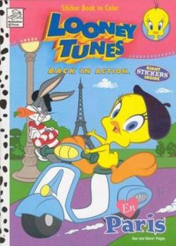 Paperback Looney Tunes Back in Action En Paris with Sticker Book