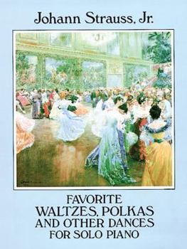 Paperback Favorite Waltzes, Polkas and Other Dances for Solo Piano Book