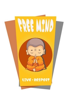 Paperback Free Mind Monk: 6x9 120 pages blank - Your personal Diary Book