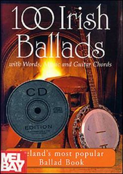 Paperback 100 Irish Ballads With Words, Music & Guitar Chords Book