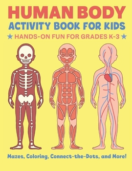 Paperback Human Body Activity Book for Kids Book
