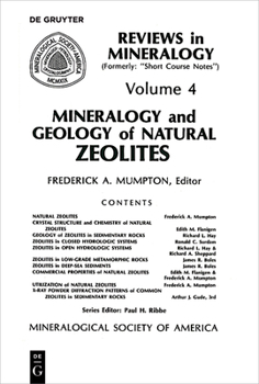 Paperback Mineralogy and Geology of Natural Zeolites Book