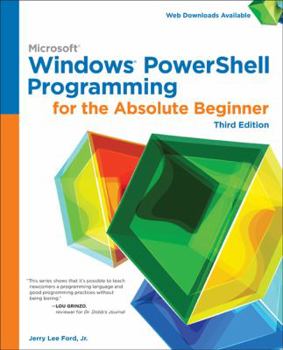 Paperback Microsoft Windows PowerShell Programming for the Absolute Beginner Book