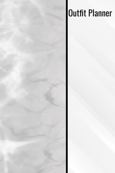 Paperback Outfit Planner: Outfit Planning Logbook 120 Page 6x9 Dark Grey Notepad Notebook Fashion Book Present Gift Book