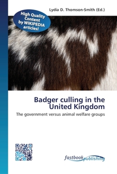 Paperback Badger culling in the United Kingdom Book
