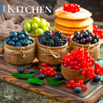 Calendar Kitchen 2025 12 X 24 Inch Monthly Square Wall Calendar Plastic-Free Book