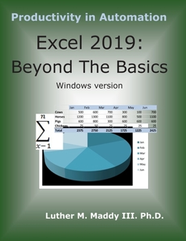Paperback Excel 2019: Beyond the Basics Book