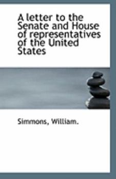 Paperback A Letter to the Senate and House of Representatives of the United States Book