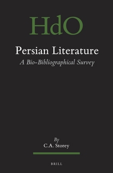 Paperback Persian Literature, a Bio-Bibliographical Survey Book