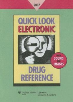 CD-ROM Quick Look Electronic Drug Reference 2007 Book