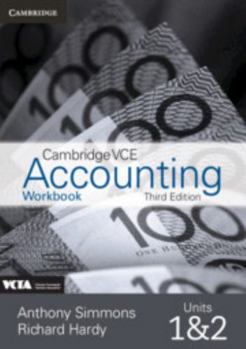 Paperback Cambridge VCE Accounting Units 1&2 Workbook Book