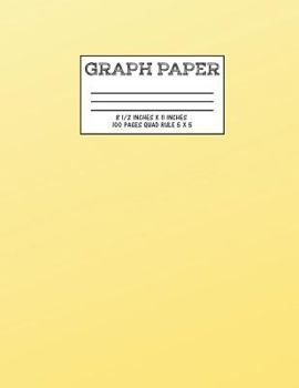 Paperback Graph Paper: Notebook Yellow Cute Pattern Cover Graphing Paper Composition Book Cute Pattern Cover Graphing Paper Composition Book