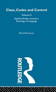 Hardcover Applied Studies Towards a Sociology of Language Book