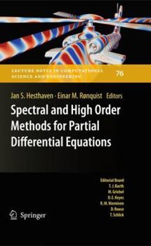 Hardcover Spectral and High Order Methods for Partial Differential Equations: Selected Papers from the ICOSAHOM '09 Conference, June 22-26, Trondheim, Norway Book