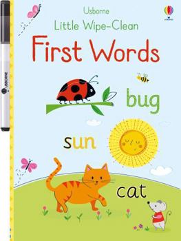 Paperback Little Wipe-Clean - First Words Book