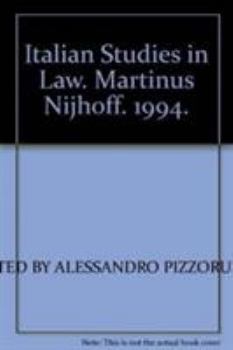 Hardcover Italian Studies in Law: A Review of Legal Problems. Volume II Book