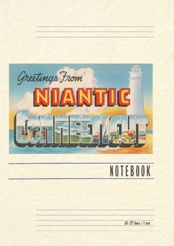 Paperback Vintage Lined Notebook Greetings from Niantic Book