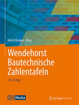 Hardcover Wendehorst Bautechnische Zahlentafeln [German] Book