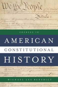 Paperback Sources in American Constitutional History Book