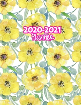 2020-2021 Planner: Two Year Calendar Organizer and Goal Journal | January 2020 - December 2021 Daily, Weekly and Monthly Planner Book with Back Sticker Expression Wall for 2 Years | Design Code 749912