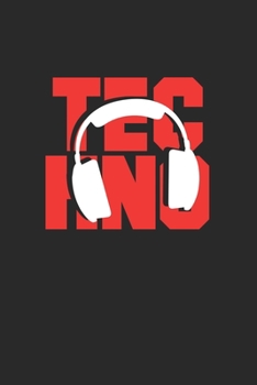 Techno: DIN A5 Notizbuch liniert (German Edition)